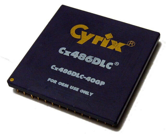 Cyrix 486DLC-40 - haut